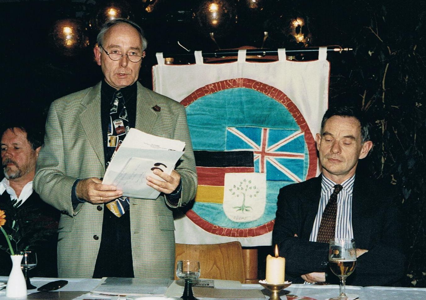 Konsul Donald Holder und Karl-Gerd Geßner, v. re.